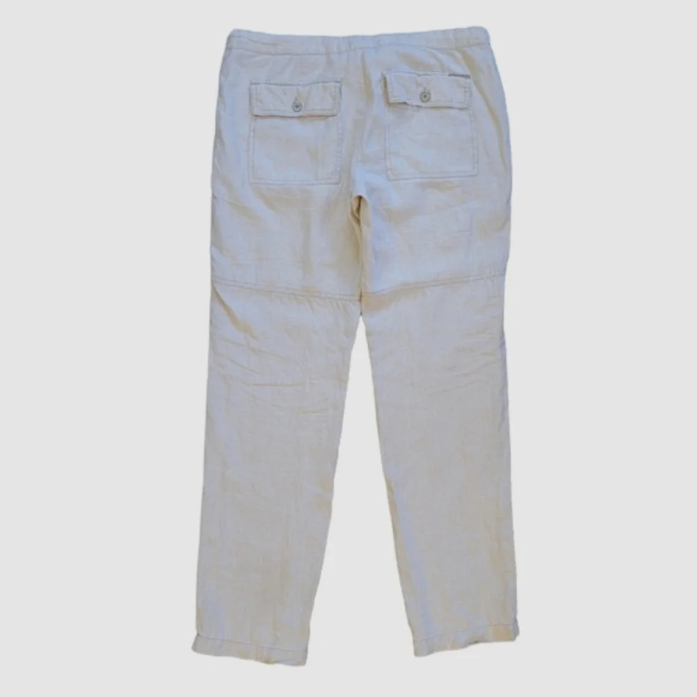 Michael Kors 100% Linen Pants Tan Khaki Women's 2